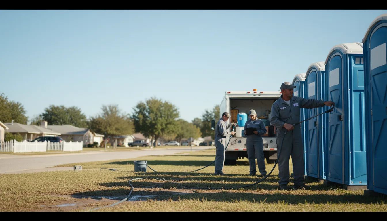 Long-Term Portable Toilet Rental in Lake Charles, LA near me